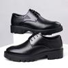Height-increasing Shoes Men's 10cm Hollow Low-top Men's Inner Height-increasing Leather Shoes Lace-up Thick-soled Groom Casual Men's Shoes