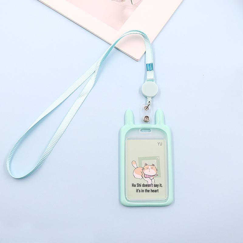 Creative Kitten Campus Retractable Lanyard ID & Access Card Holder