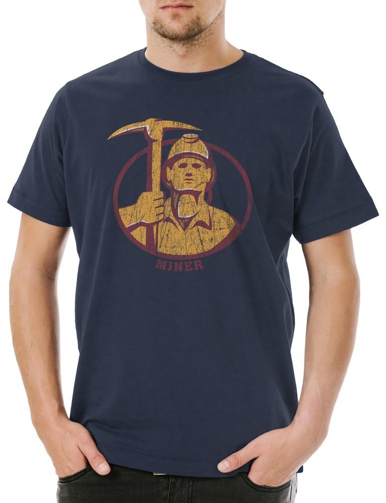 

Miner IV Mens T-Shirt Miner Miner Buddy Mine Miner Mining 3XL