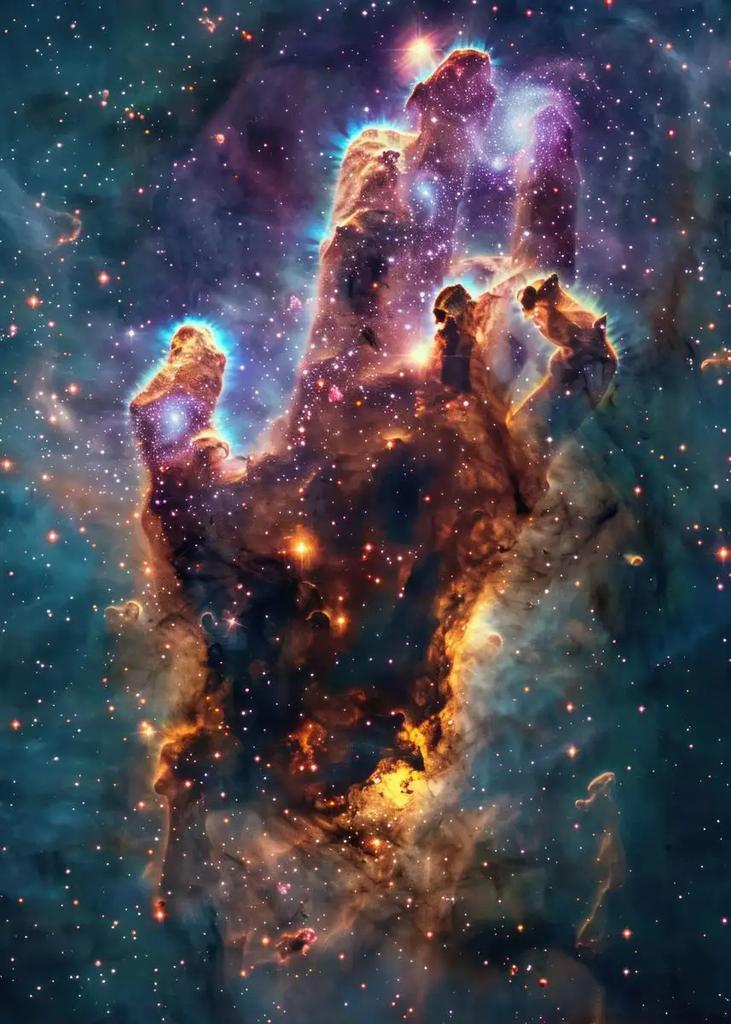 Colorful Nebulae Posters Space Vast Universe Milky Way Star Prints Canvas Painting Wall Art Picture Living Room Home Decor