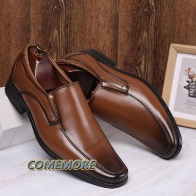 Classic Business Men's Dress Shoes Fashion Elegant Formal Wedding Shoes Slip On Office Oxford Shoes Men Luxury Anti Slip Autumn