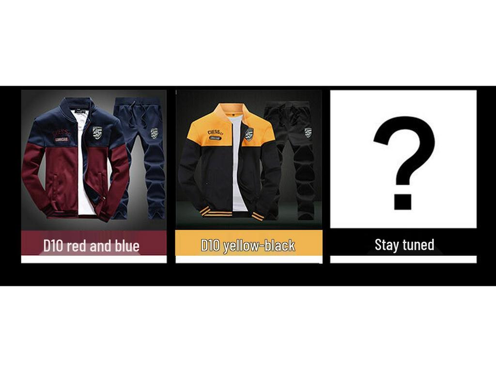 Men's Plus-Size Casual Sportswear Set (M-6XL) for Spring/Autumn - Youth & Couples