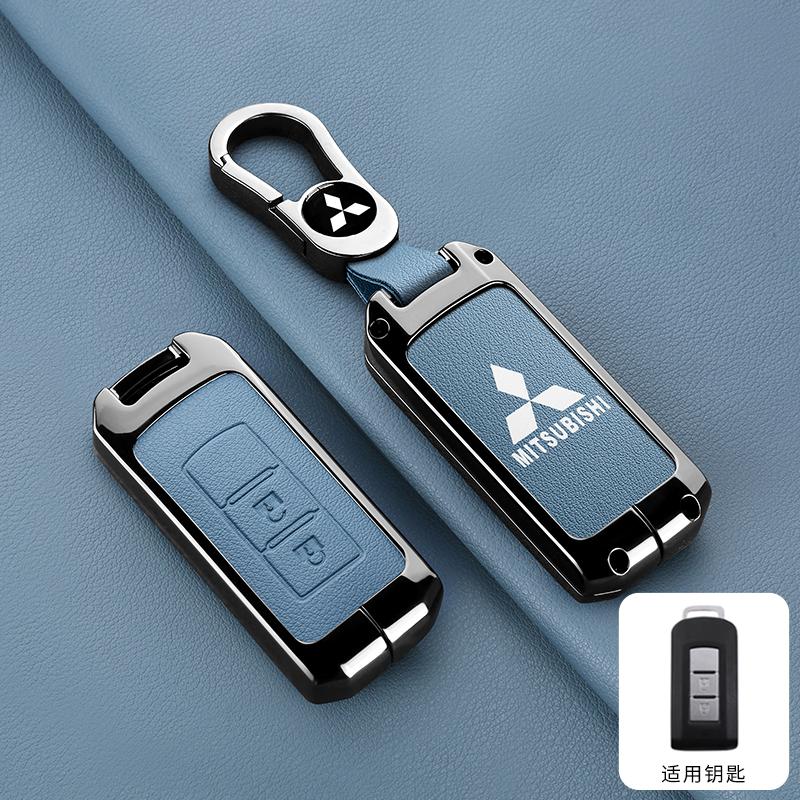 Zinc Alloy Car Key Shell Modified Flip Folding Key Case For Mitsubishi ASX LANCER Pajero Sport Outlander Eclipse Cross Keychain MQ9