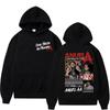 Rapper Anuel AA Real Hasta La Muerte Světové turné 2025 Merch Mikina Pánská Dámská Móda Hip Hop Mikina s kapucí Streetwear Ležérní