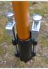 Canopy Pole  Holder Sky Curtain Rod Holder Tent Pole Fixed Pipe For Outdoor Camping
