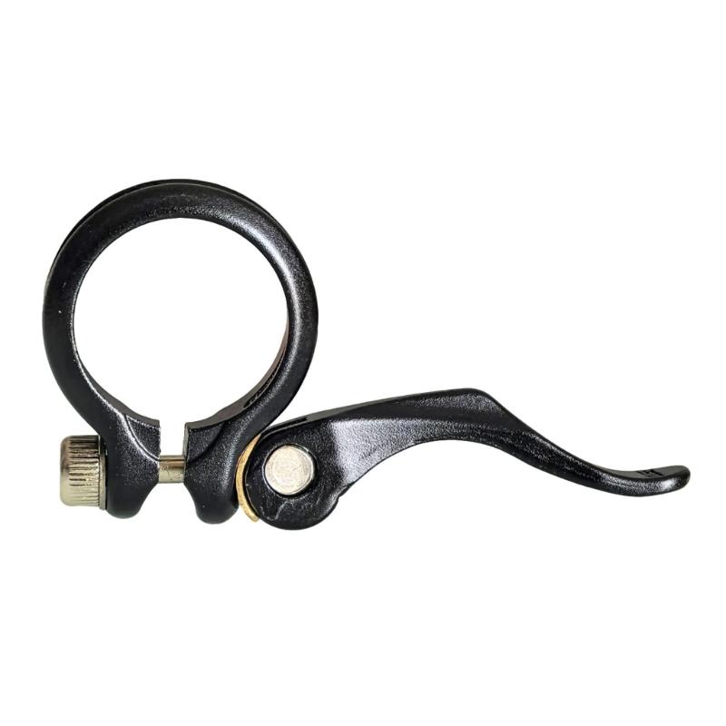 Quick Release Bicycles Seatpost Clamp Aluminum Alloy 34.9mm Seat Tube Clamp Road Bike Seat Tube Clip Easy to Install