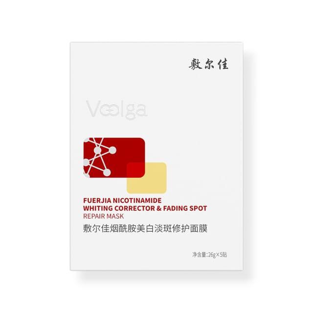 Voolga - Nicotinamide Whiting Corrector & Fading Spot Mask 26g x 5pcs