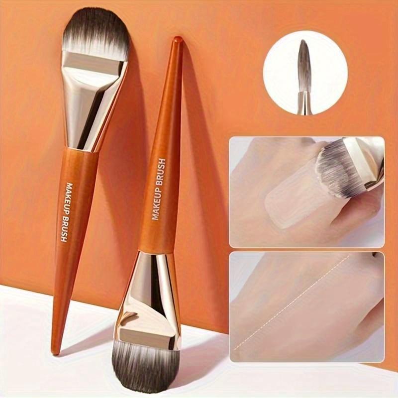 1Pcs Professional Super Thin Concealer Cream Makeup Brush Liquid Foundation Face Base Brush Make Up Tools