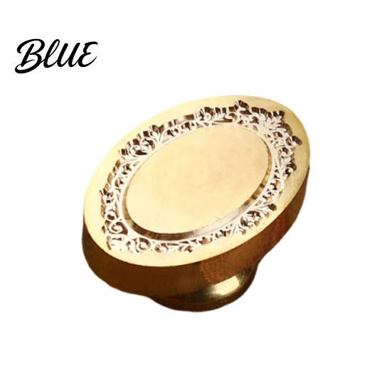 Gift Wrapping Wax Seal Minimalist Frame Stamp Head Solid Brass Engraved Sealing Retro Replacement Heads for Envelope Packaging Journal Card