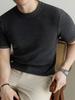 Men's Wool Mulberry Silk Knit Short Sleeve T-shirt - 2026 Spring Fashion