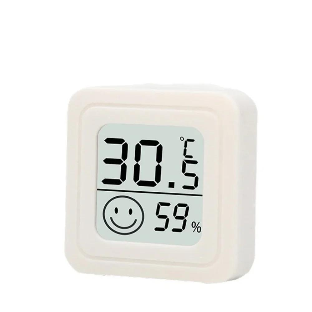 Compact Digital Thermometer for Indoor Use with Accurate Temperature and Humidity Display Wall Mounted Battery