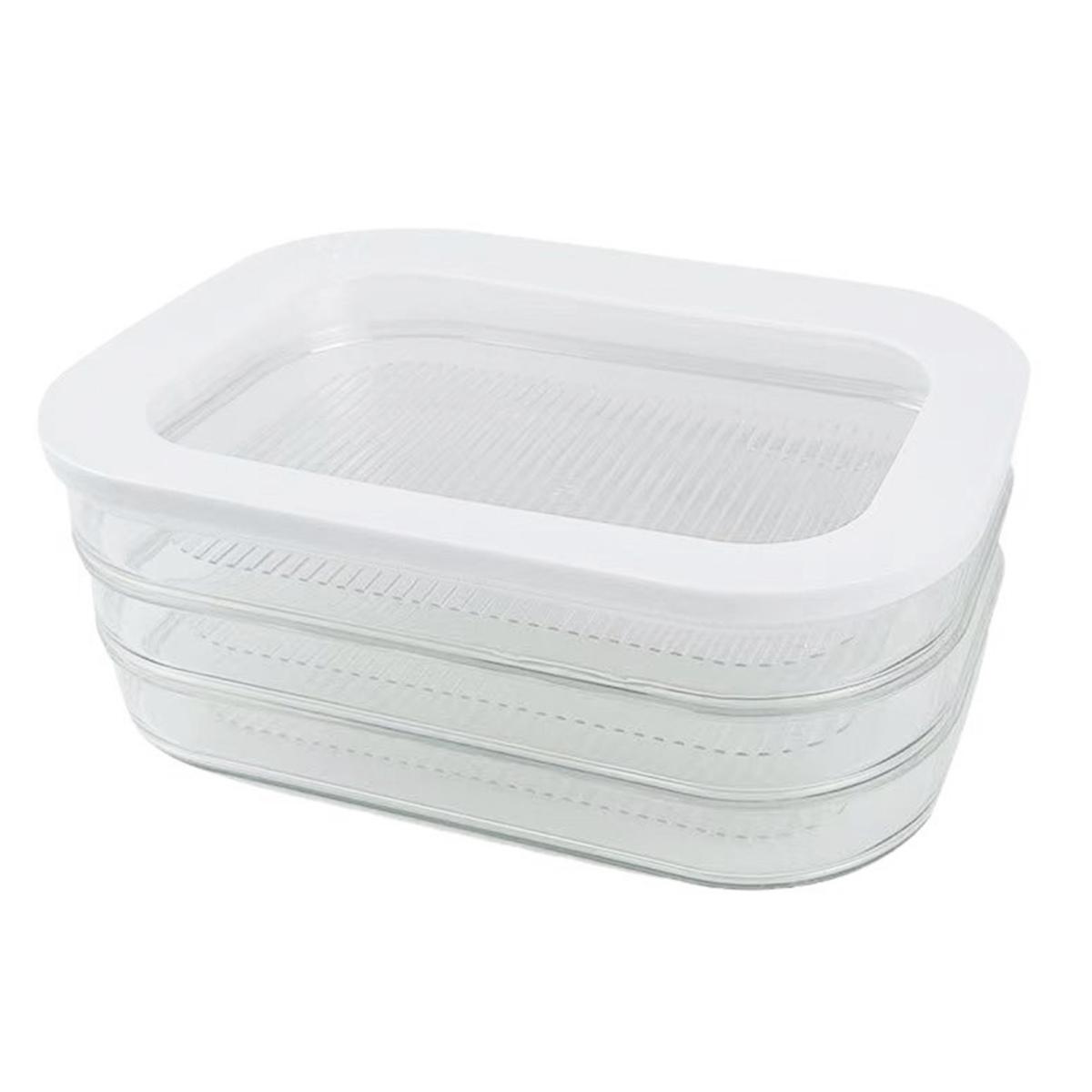 

Контейнер для мяса Yousheng для холодильника, бекона, мяса, ланча, штабелируемые коробки для хранения продуктов с крышкой, контейнеры для приготовления пищи без BPA B