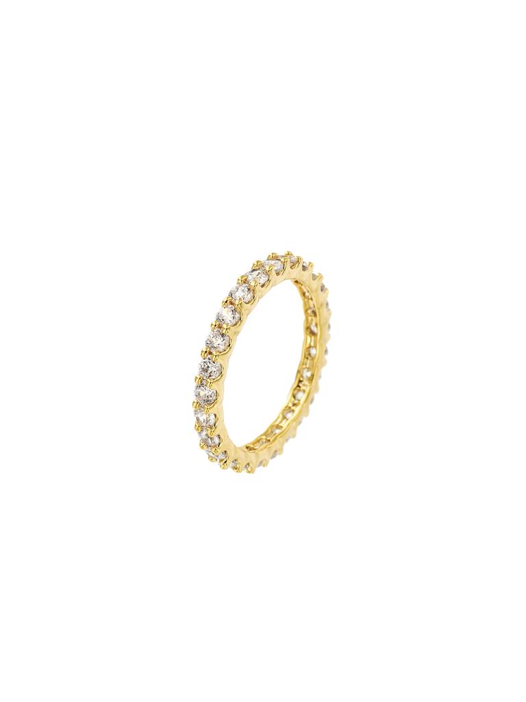 Macier 2.5Mm Prong Setting Tennis Ring (Gold)