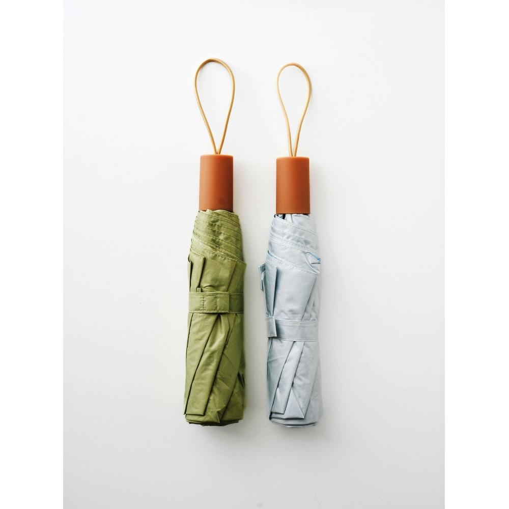 Daiso 2 Tone Blackout 3 Tier Manual Umbrella 8k  Approx. 56 Cm   White