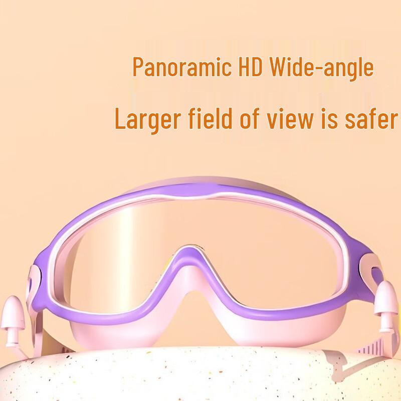 Kids' HD Anti-Fog Waterproof Swim Goggles