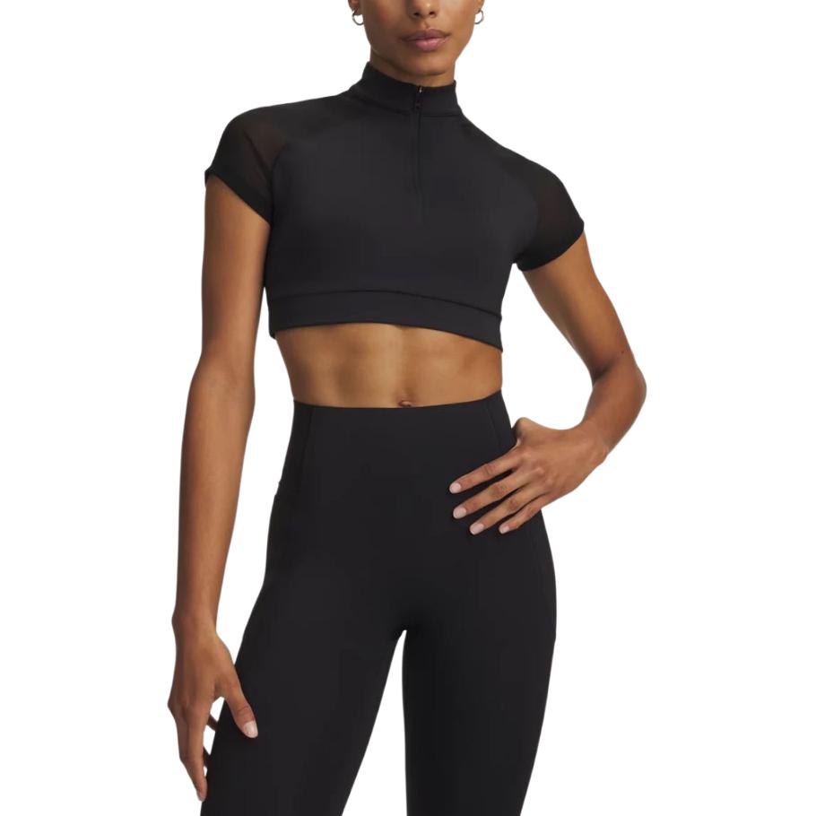 Under Armour Vanish Elite Knitted Pullover Short Sleeve Raglan T-Shirt Women tops 6011349-008 S