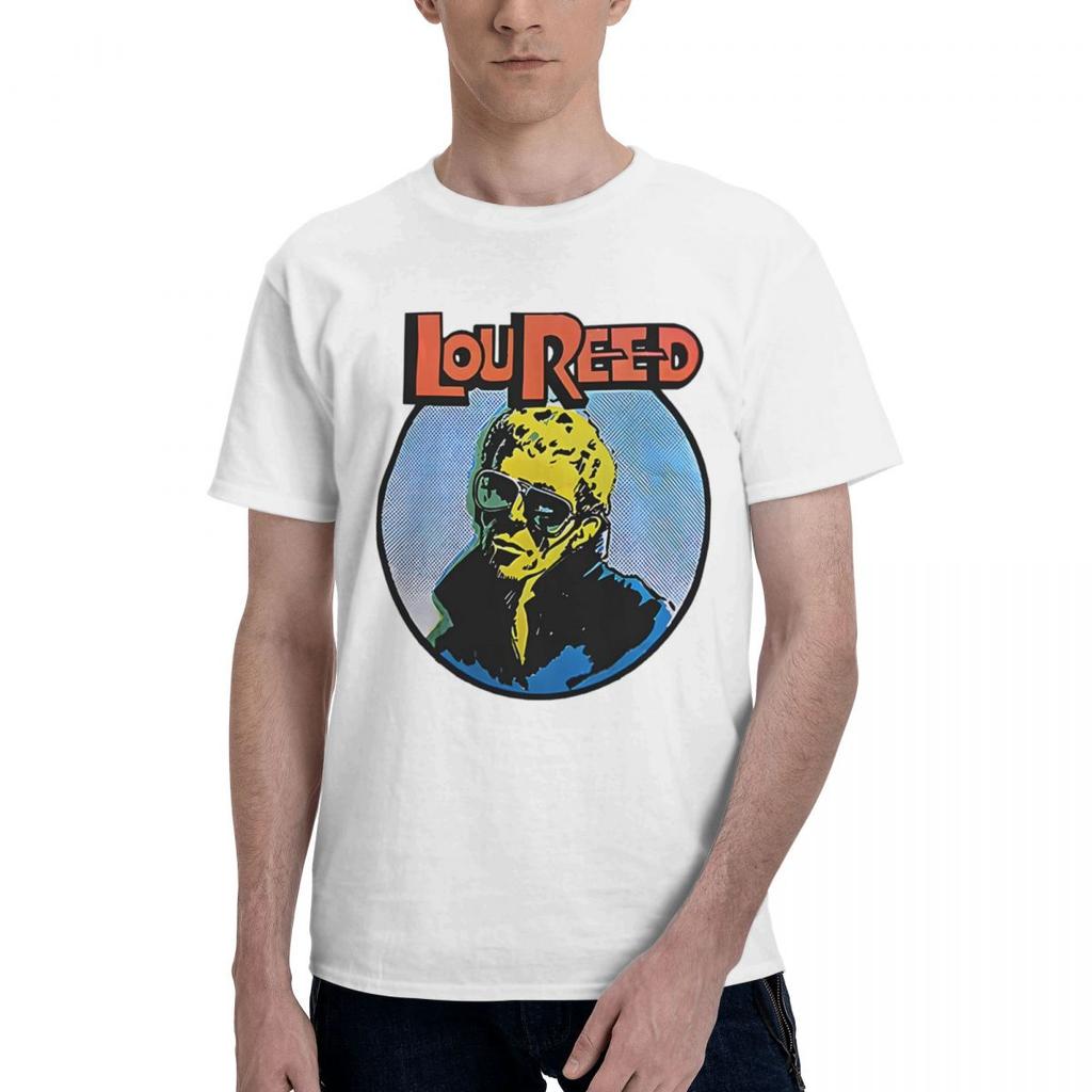 Lou Reed Signature 100 Cotton Casual Breathable Confortable Manga Funny Ugus TShirts Funny Gift