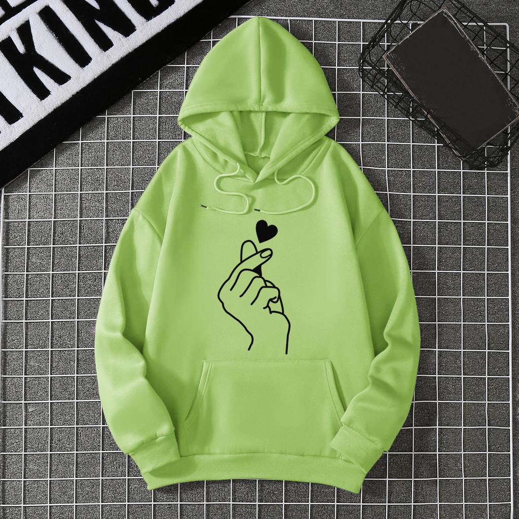 Fleece hoodie sweater men's and women's clothing autumn and winter couple tops loose
