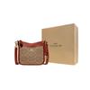 New COACH Chaise Cow Leather Shoulder Bag Crossbody Bag Small Size Women's Monogram Brown With Rusty Accents CC391-B4NQ4