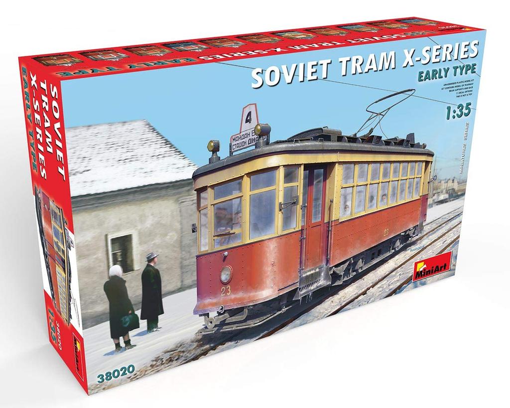 MiniArt Soviet Tram Early Model Plastic Model MA38020 1/35 X-Series