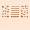 3 Piece Lovely Cat Sticker Real Shot Kawaii Cat Stationery Sticker DIY Decorative Scrapbook Cat Sticker Cute Student Supplies