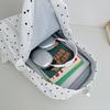 Dot Print Girls Backpack Junior High School Student Lightweight Schoolbag