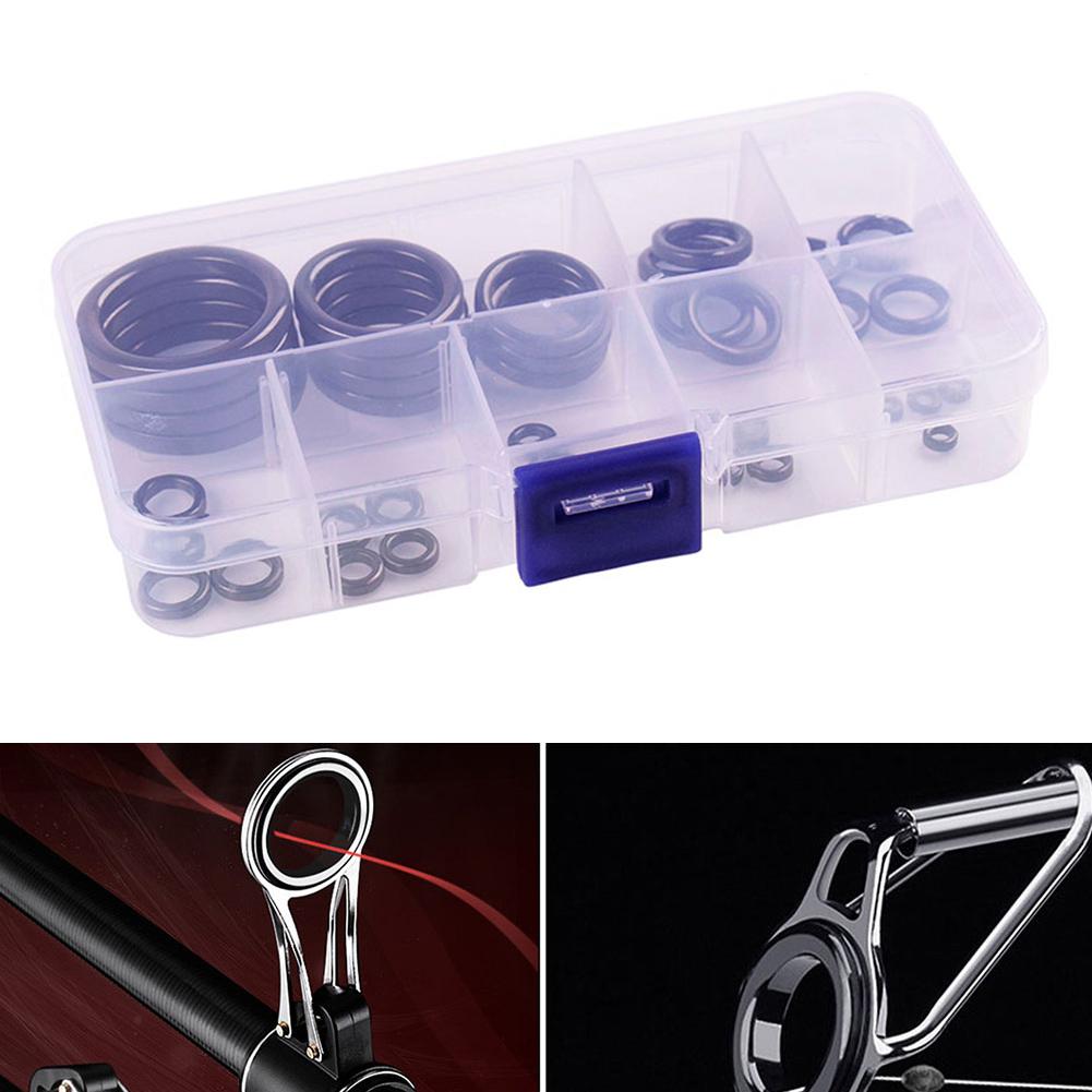 Universal Rod Ring 4.7mm/6mm/7mm/7.9mm 40PCS Ceramic Fishing