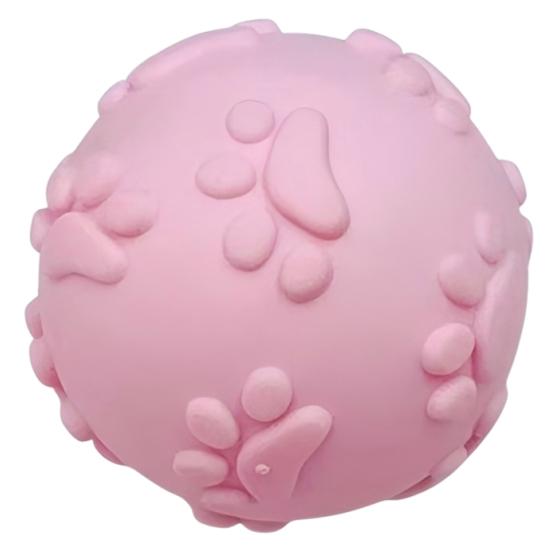 Squeaky Dog Ball Raised Texture Dog Chew Toy Bite-Resistant Puppy Teething Toy for Dogs Teeth Cleaning Boredom Relief