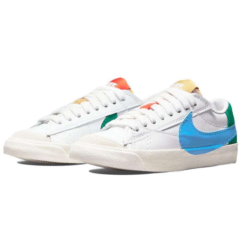 Nike Blazer Low 77 Jumbo Mismatch Women's Sneakers Skateboard Shoes DQ1470-100