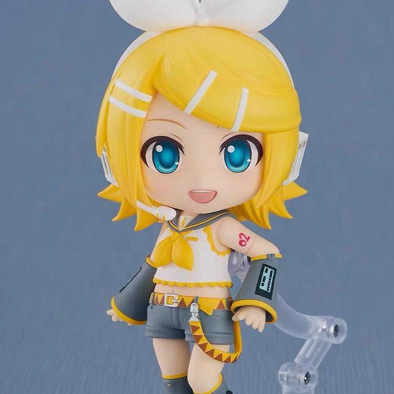 Nendoroid 2840 Vocaloid Kagamine Rin Version 2.0 Actionfiguren Austauschbare Gesichtsplatten MEIKO Megurine Luka KAITO Sammlerstück Spielzeug Geschenke