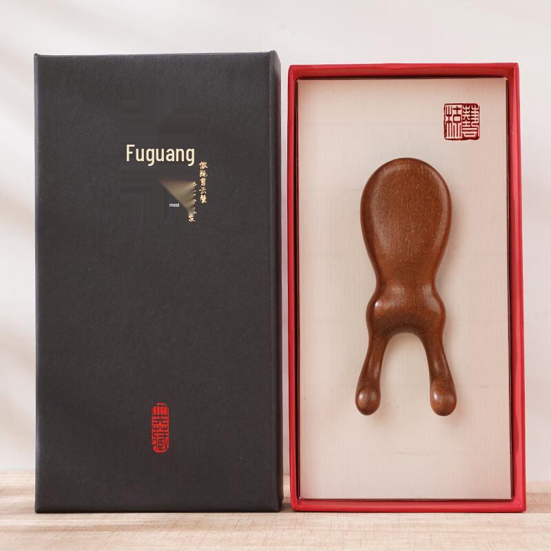 Yuanzu Golden Sandalwood Dragonfly Gua Sha Tool