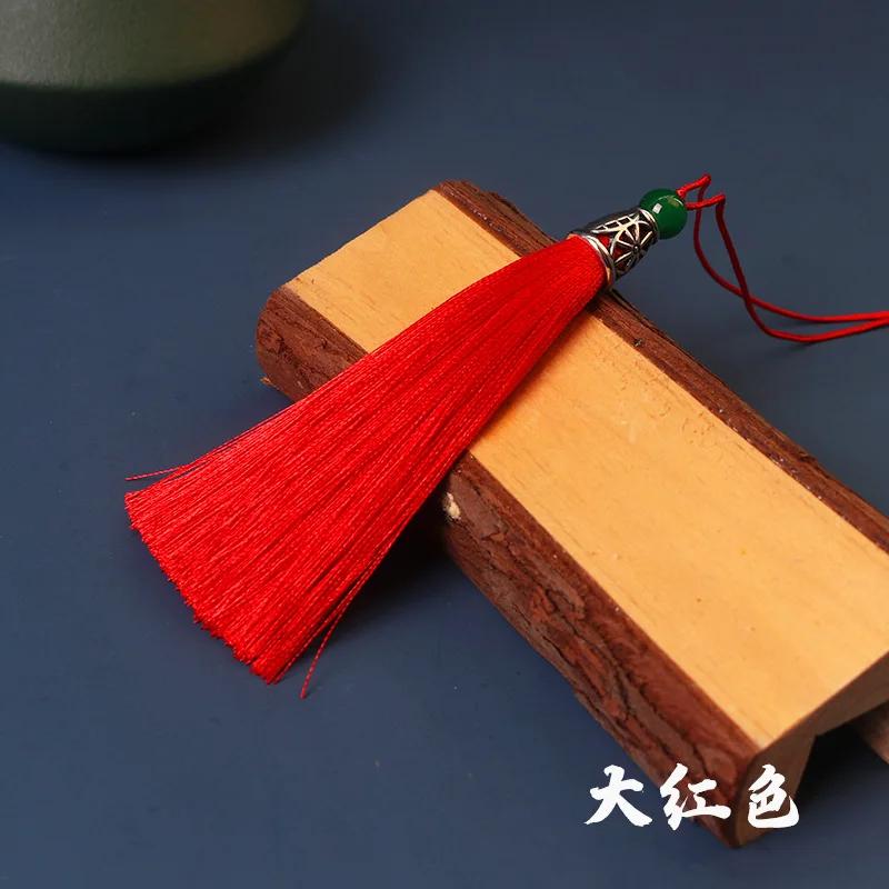 

5pcs/Pack 10cm Multicolor Cotton Silk Tassel Cords Brush for Earrings Charm Pendant Tassel Fringe DIY Jewelry Making Spike length 10CM