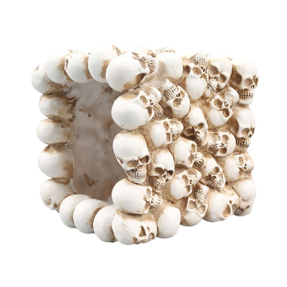 Desktop Storage Box Desktop Organizer Desktop Pen Stand Skull Pen Holder Creative   Birthday Gifts