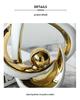 European Ceramic Time Flies Ornament: Elegant Art Decor for Home or Office
