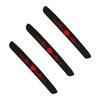 Automotive Carbon Fiber Style Heartbeat Sticker Measuring 29cm Strong PET Heartbeat Pattern Sticker for Tail Lights