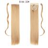 Long Straight Ponytail Synthetic Hair Fiber Heat Resistant Straight Hair With Ponytail Hair Extended Black Brown Headwea