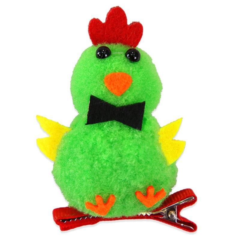 Modern Easter Themed Hair Clip with A Cheerful Chick Everyday Wear Hairpin Adds Fun To Family Celebrations