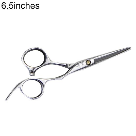 

Профессиональные плоские ножницы для волос из нержавеющей стали, парикмахерские ножницы, инструмент 6.5 inch серебряный