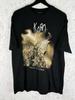 T-shirt Vintage Korn Follow The Leader Nu Metal Band Euro Boot Noir Taille ~L Unisexe