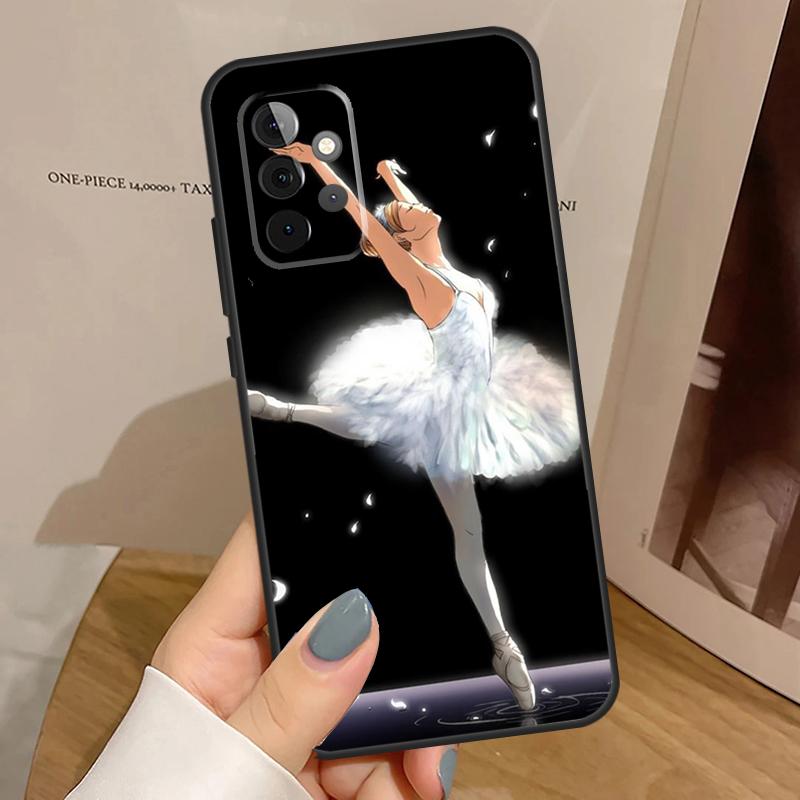 Ballet Ballerina Dancer Case For Samsung Galaxy A34 A54 A17 A35 A55 A06 A16 A26 A36 A56 A53 A32 A52 A33 A13 A14 A15