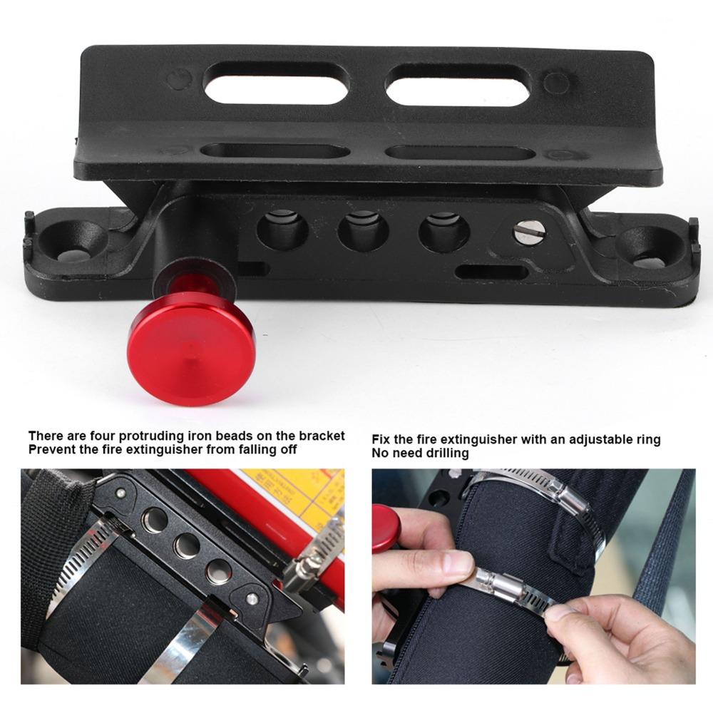 Heavy Duty Adjustable Fire Extinguisher Bracket Adjustable Vehicle Mount Bracket Car Interior