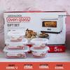 Lock & Lock 5-Piece Borosilicate Glass Food Storage Set
