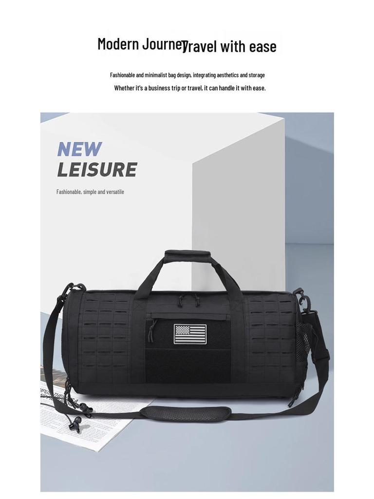 Versatile Duffle Bag: Shoes, Sports Gear, Fitness, Travel & Hospital Use, Crossbody & Overnight Bag for Men & Women