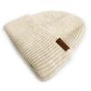 Korean Style Thick Knit Wool Hat for Men & Women - Windproof, Warm, Double Layered, Large Head, Autumn/Winter, Solid Color.