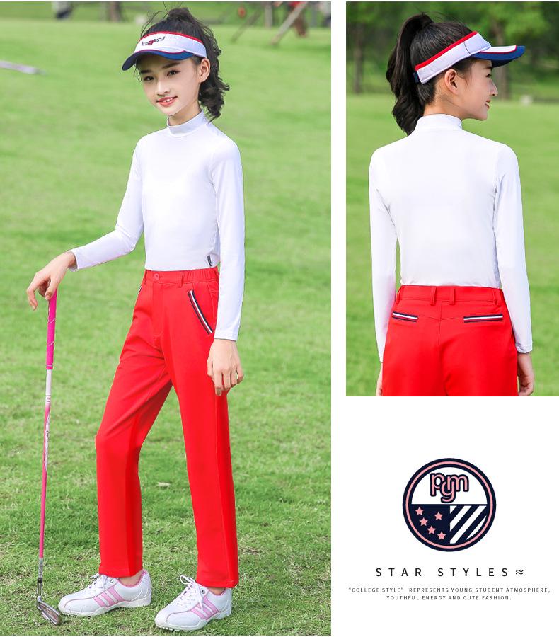 PGM Girls' Summer Golf Ice Silk Sun Protection Base Layer