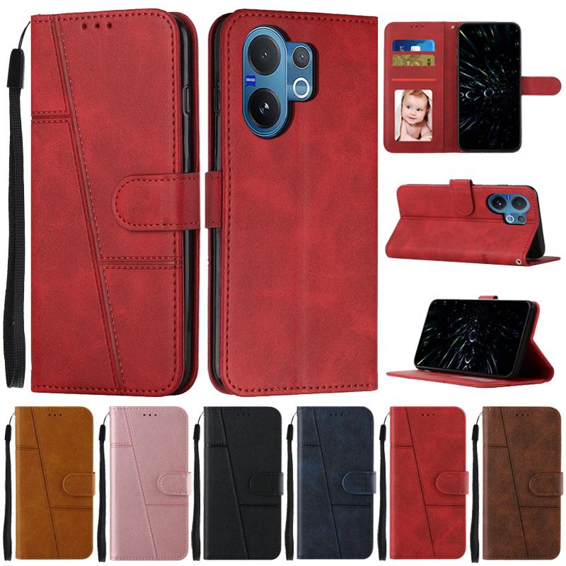 For vivo V60 V50 Case Flip Wallet Book Cover For Coque Vivo V60 VIVOV60 V 50 V50 Lite V50E Leather Protective Phone Cases Funda