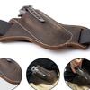 1Pc Sheath Cover Pants Protector Bag Cowhide Fold Knife Leather Sheath Scabbard Straight Pocket Knife Cover Bag Outdoor Tool