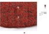Floral Velvet-Lined Winter Cotton Jacket for Middle-Aged & Elderly