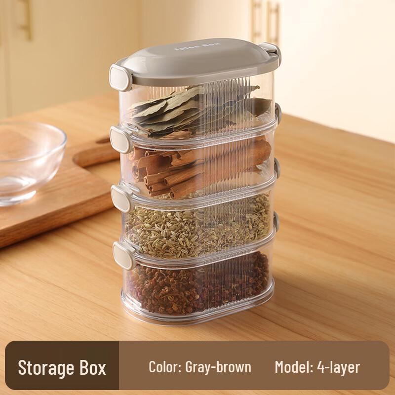 Premium 4-Tier Kitchen Spice Organizer Set