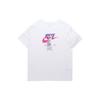 T Shirts Women's White Crew Neck Moderate Straight Fit DD1496-100